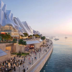 Dar al Funoon Abu Dhabi performing arts venue designed by Frank Gehry on Saadiyat Island